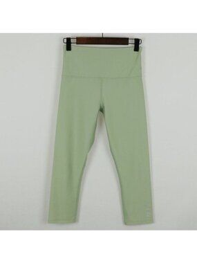 Lorna Jane Women’s Extra Small Green High Rise Capri Tight Fit Athletic Leggings